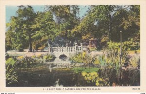 HALIFAX, Nova Scotia, Canada, 1900-1910's; Lily Pond, Public Gardens