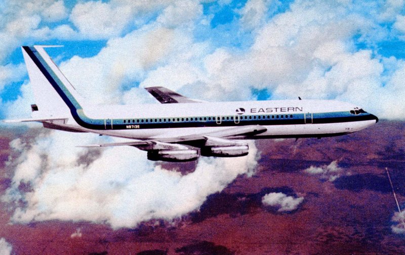 Eastern Airlines - Boeing 720  (AviationCards.com)