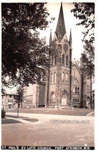 St Paul's Evangelical Lutheran Church - Fort Atkinson, Wisconsin WI  