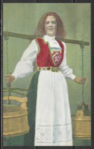 Norway - Woman In Traditional Dress - [FG-291]