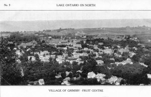 Village of Grimsby Fruit Centre Lake Ontario Canada #3 postcard