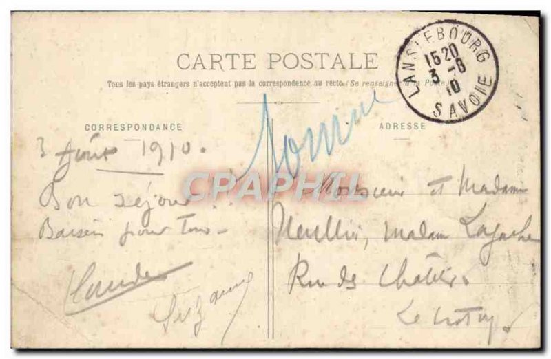 Old Postcard Glacier From I & # 39Arpont Massif de la Vanoise Ski