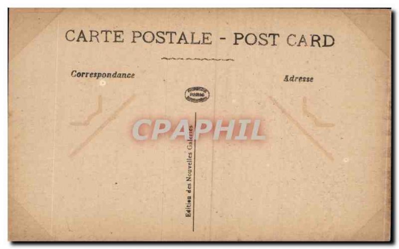 Old Postcard Verdun of the Interieur & # 39eglise