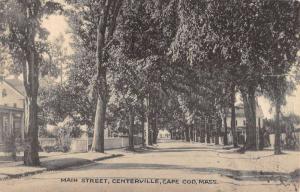 Centerville Massachsuetts Main Street Scene Antique Postcard K42309