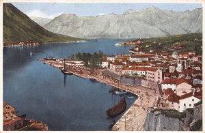 Croatia 1929 Kotor Mountains General view vintage postcard