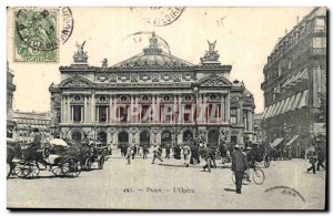 Paris L & # 39Opera - Old Postcard