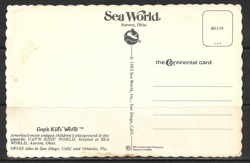 Ohio, Aurora - Sea World - Cap'n Kids' World - [OH-049X]