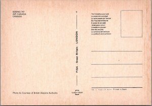 Aviation Postcard -Boeing 747 Air Canada Aeroplane Ref.RS16838