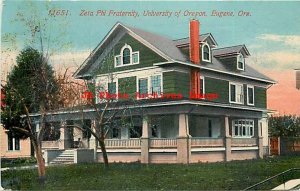 OR, Eugene, Oregon, University Of Oregon, Zeta Phi Fraternity,Acmegraph No 11651