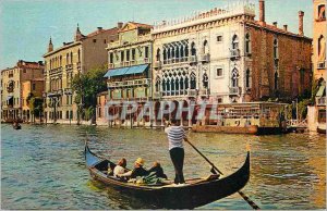 Postcard Modern Venice Ca D'Oro boat