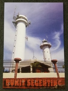 [AG] P114 Malaysia Johor Bukit Segenting Lighthouse Building (postcard) *New