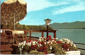 Chrome WATER SCENE Adirondacks - Lake George New York NY AH9215