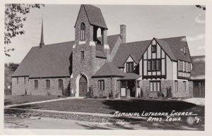 Iowa Ames Memorial Lutheran Church 1955 Real Photo