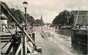 Postcard Modern Amsterdam Oude Schans C