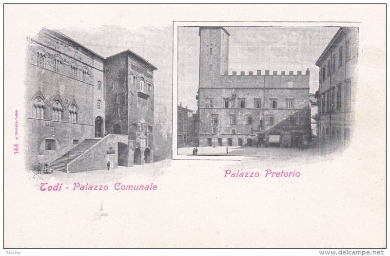Todi , province of Perugia , Italy , 00-10s ; Palazzo Pretorio & Comunale