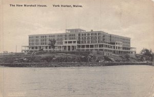 YORK HARBOR MAINE~THE NEW MARSHALL HOUSE-WATERVIEW~ALBERTYPE PHOTO POSTCARD