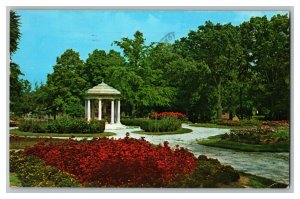 1976 Rand Park Flower Garden Keokuk Iowa Vintage Standard View Postcard 