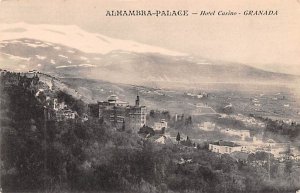 Alhambra Palace Hotel Casino Granada Spain Unused 