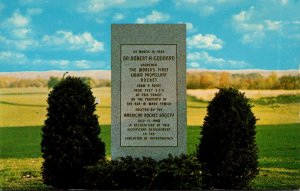 Massachusetts Auburn Dr Robert H Goddard Monument