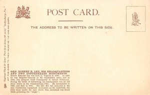 Gen. Robert E. Lee, headquarters, Confederate Monuments Gettysburg, Pennsylva...