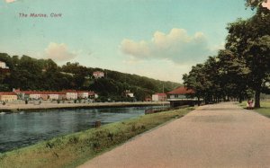 Vintage Postcard 1910's View of The River Marina Cork City Ireland