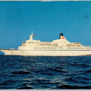 c1970s Norway Royal Viking Line Star Sky Cruise Ship Large Postcard 1F