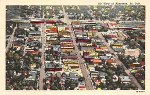 Air view of city  Aberdeen SD 