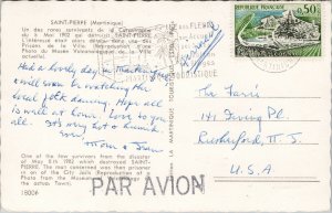 Sainte-Pierre Martinique Repro of Survivor from 1902 Disaster Postcard F76