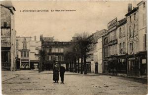 CPA FONTENAY-le-COMTE - La Place du Commerce (297784)