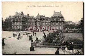 Paris - 6 - Jardin du Luxembourg - The Palace - children - Old Postcard