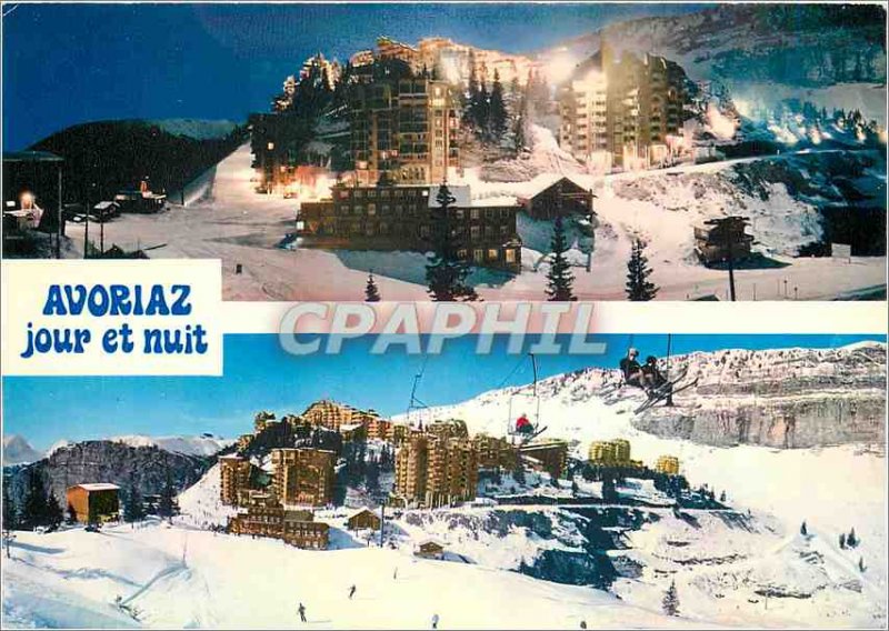 Postcard Modern Avoriaz free resort