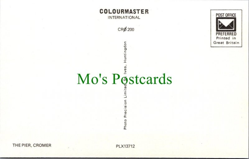 Norfolk Postcard - Cromer Pier  SW13431