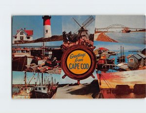 Postcard Greetings from Cape Cod, Massachusetts