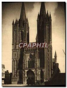 Old Postcard Picturesque Normandy Coutances La Cathedrale
