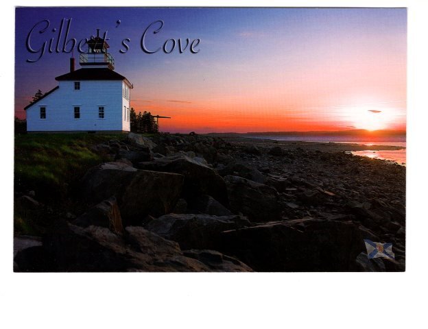 Lighthouse, Gilbert's Cove, Nova Scotia,