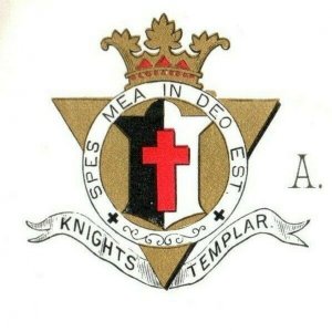 Lot Of 12 1870's-80's Knights Templar Membership Cards Fab! U P191