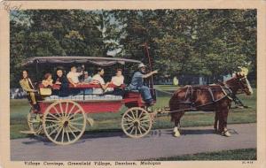 Michigan Dearborn Village Carriage Greenfield Village