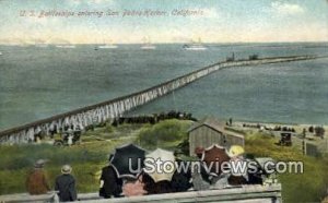 US Battleships - San Pedro Harbor, CA