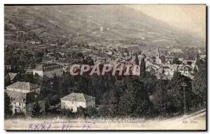 Old Postcard Allevard Les Bains Vue Generale Taking Chanigniers