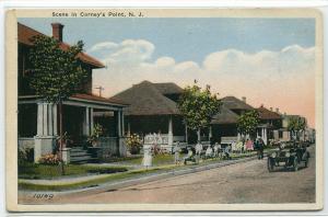 Street Scene Carney's Point New Jersey 1920c postcard