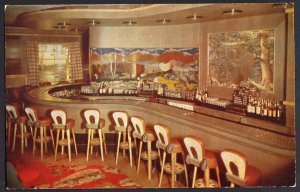 Nevada RENO Famous Silver Dollar Bar Covered Wagon Room Harolds Club Chrome