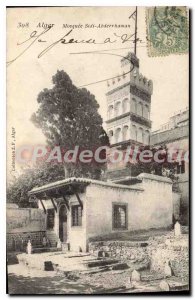 Postcard Old Algiers Mosque Sidi Abderrahman