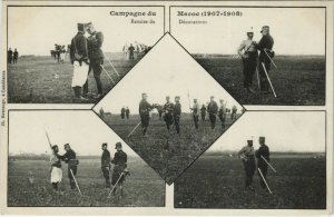 CPA AK Campagne du Maroc - Remise de Decorations - 1907-08 MAROC (1083338)