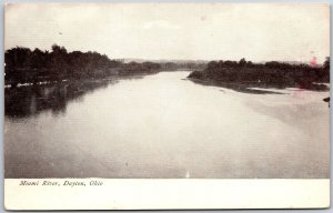 Miami River Dayton Ohio OH Indian Lake Postcard