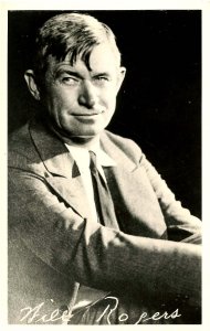 Will Rogers, American Entertainer.  *RPPC