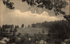 Montrose Pennsylvania PA Golf Course Columbus OH Cancel c1949 Vintage Postcard
