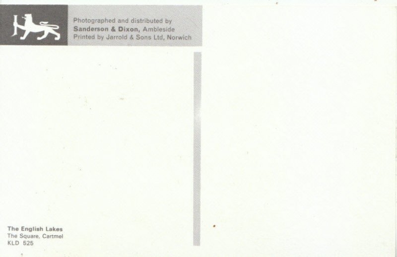 Cumbria Postcard -The Square - Cartmel - Ref 12781A