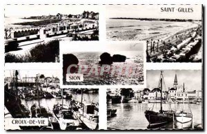 Old Postcard Ankh Remembrance St Gilles and Sion sur l'Ocean