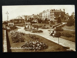 Essex CLACTON ON SEA Sunk Garden c1930s RP Postcard by Cook & Eaves