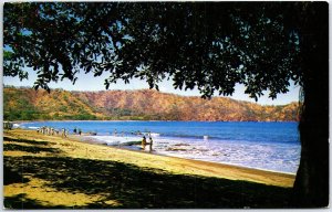 VINTAGE POSTCARD EL COCO BEACH AT GUANACASTE COSTA RICA LOADED STAMPS